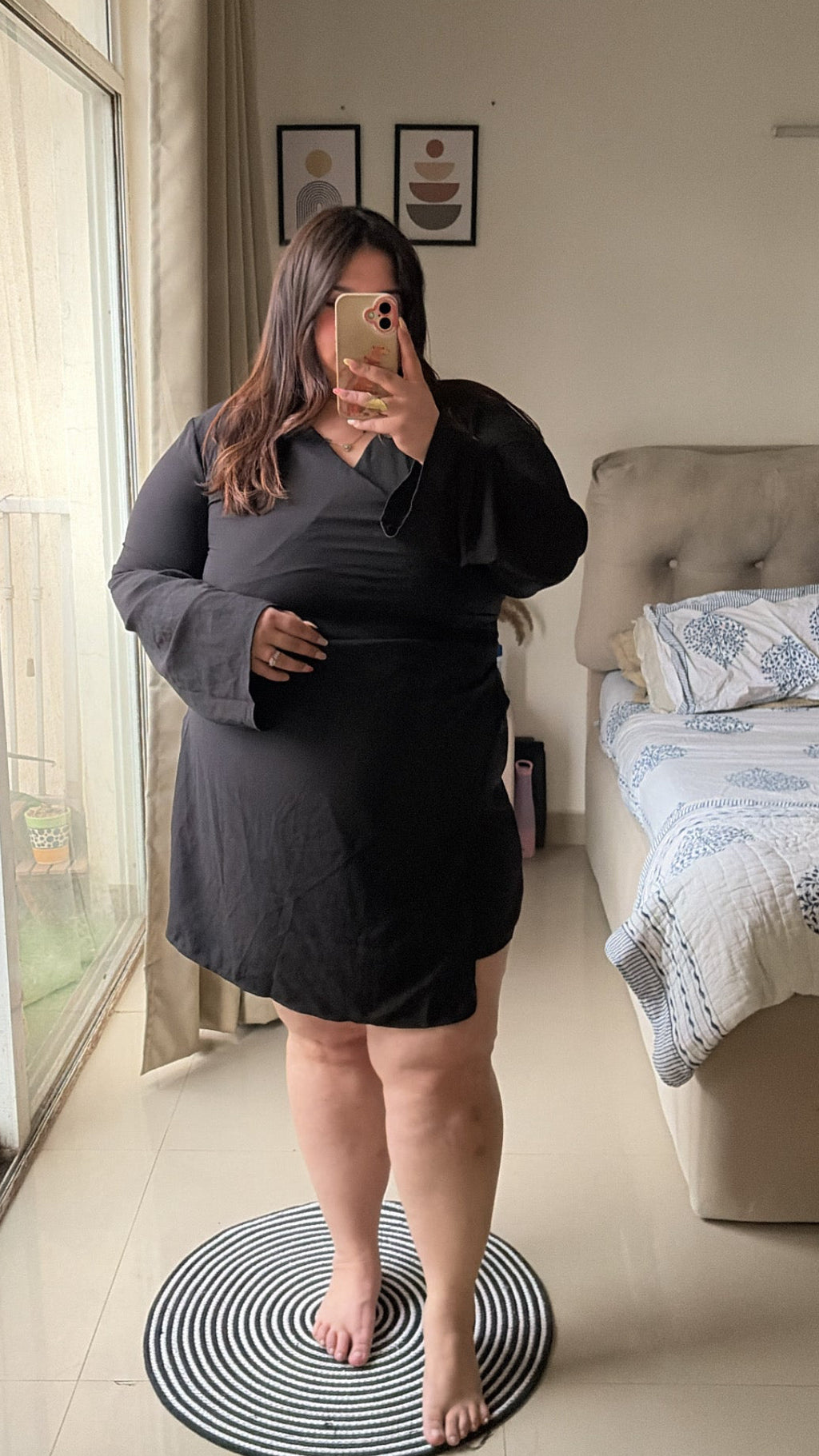 Worth The Stare wrapped Dress