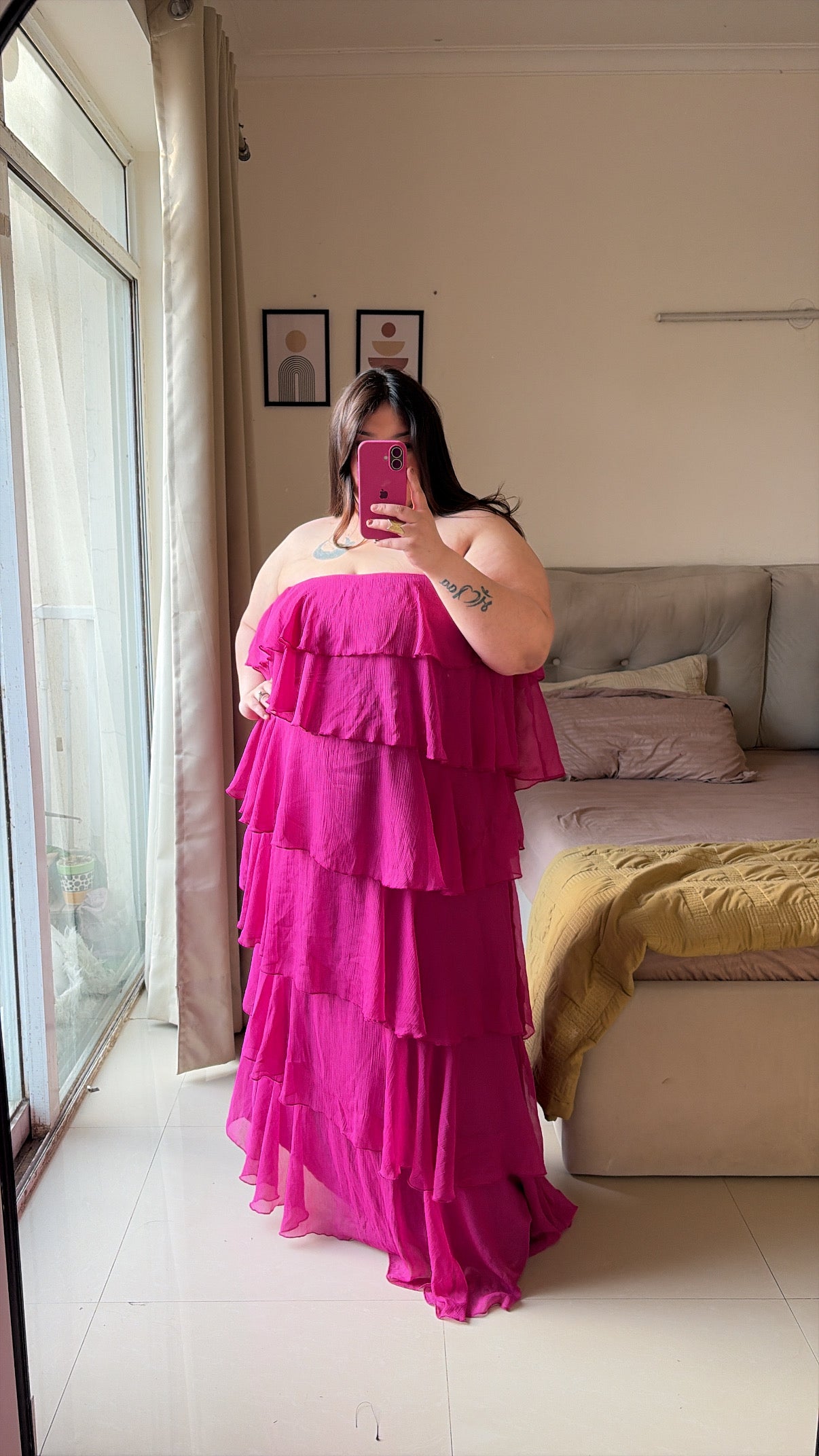 Pink Champagne Dress ( Showstopper )