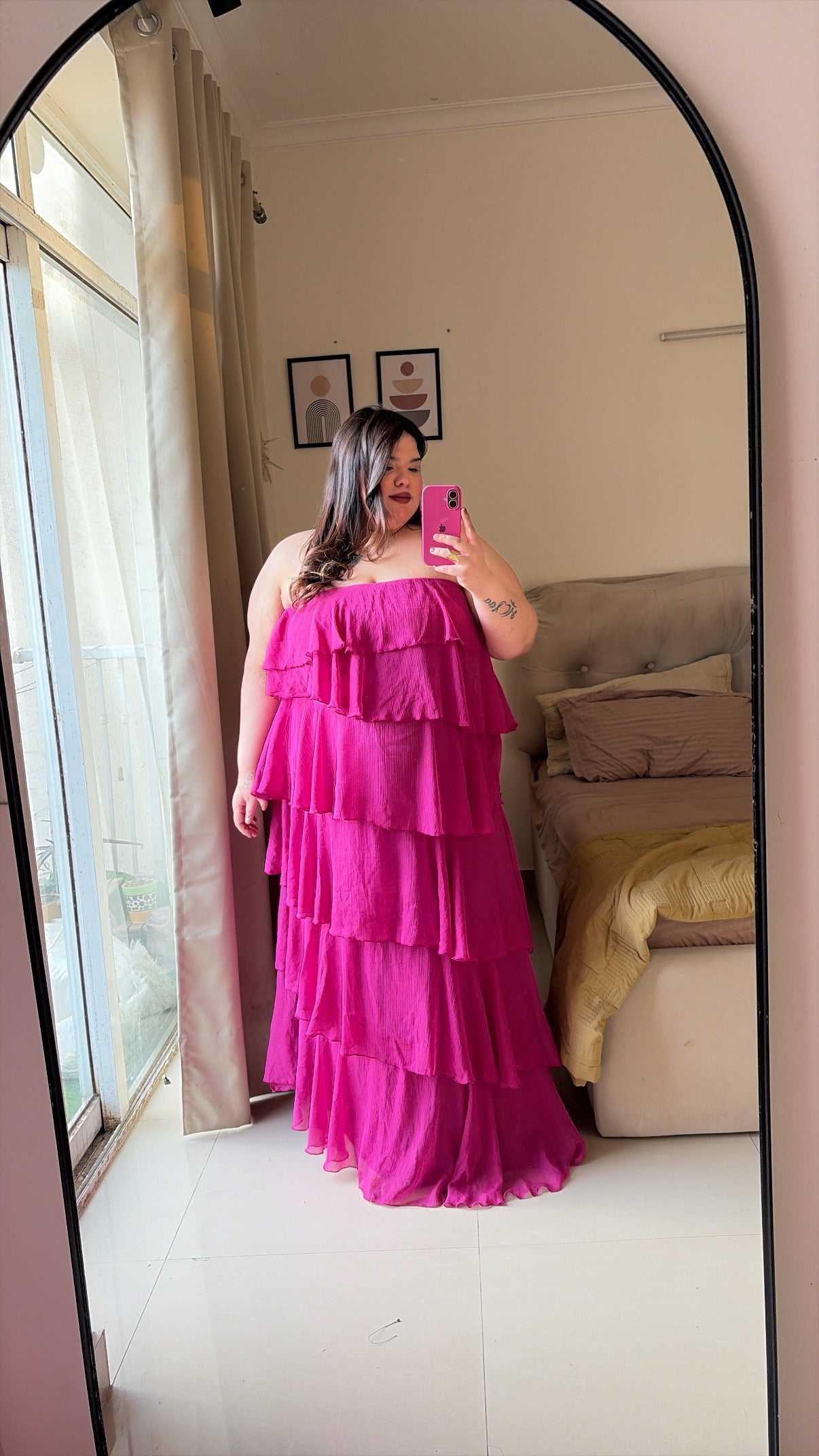 Pink Champagne Dress ( Showstopper )