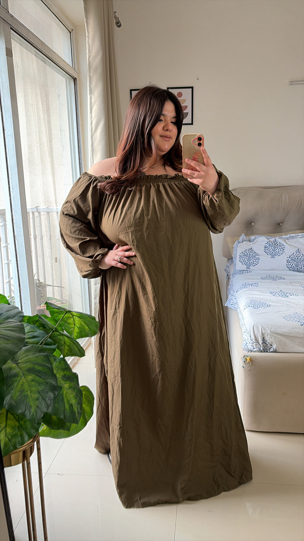 Olive Muse Maxi Dress