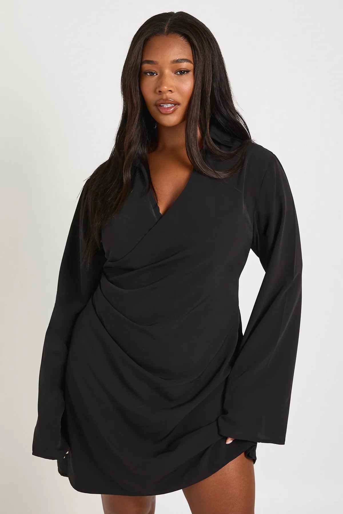 Worth The Stare wrapped Dress