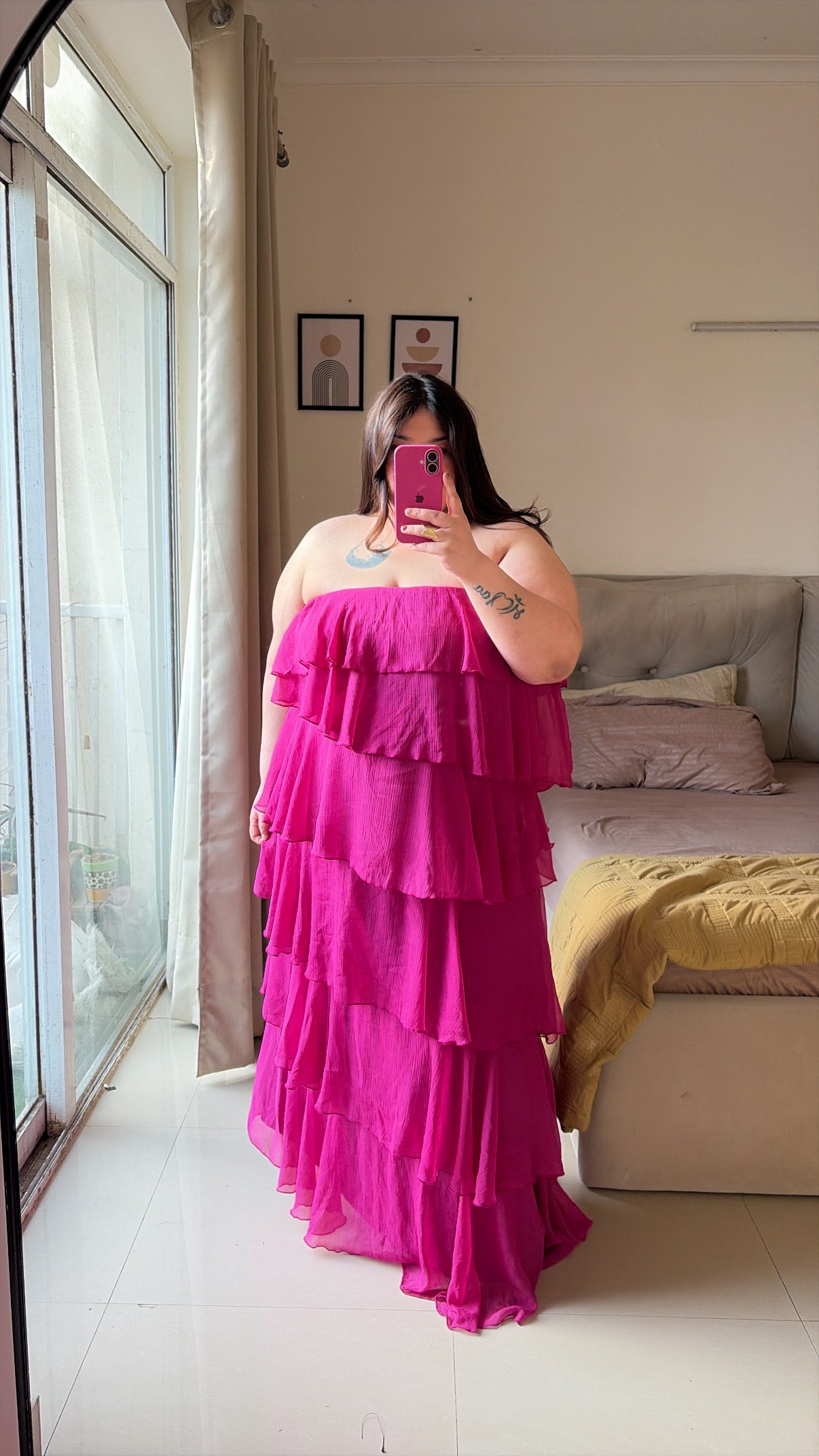 Pink Champagne Dress ( Showstopper )