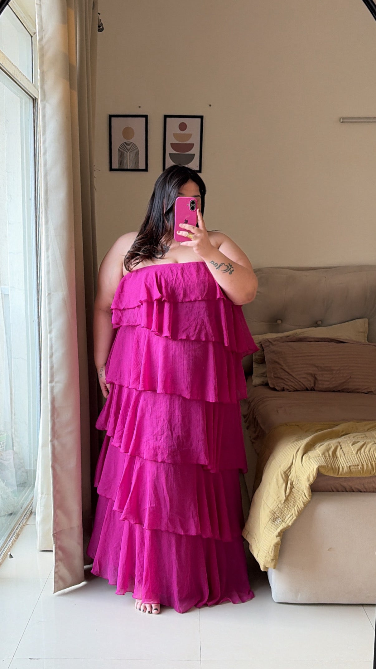 Pink Champagne Dress ( Showstopper )
