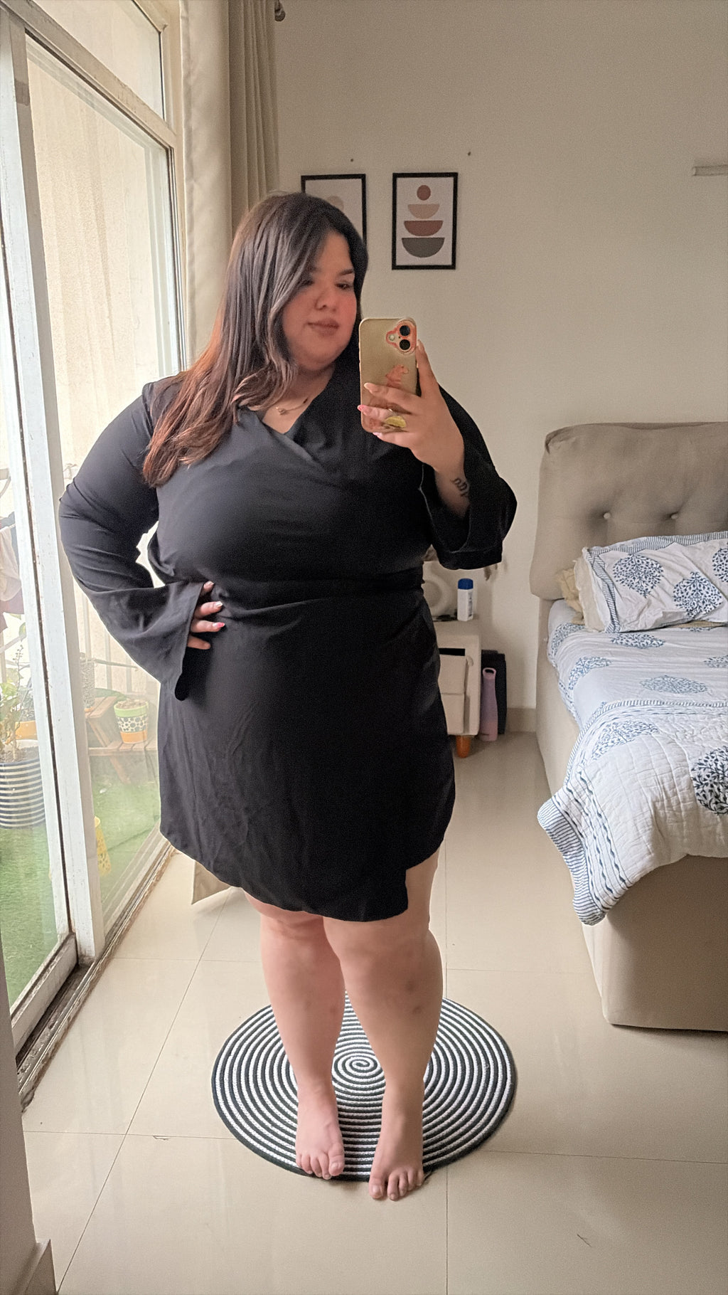 Worth The Stare wrapped Dress