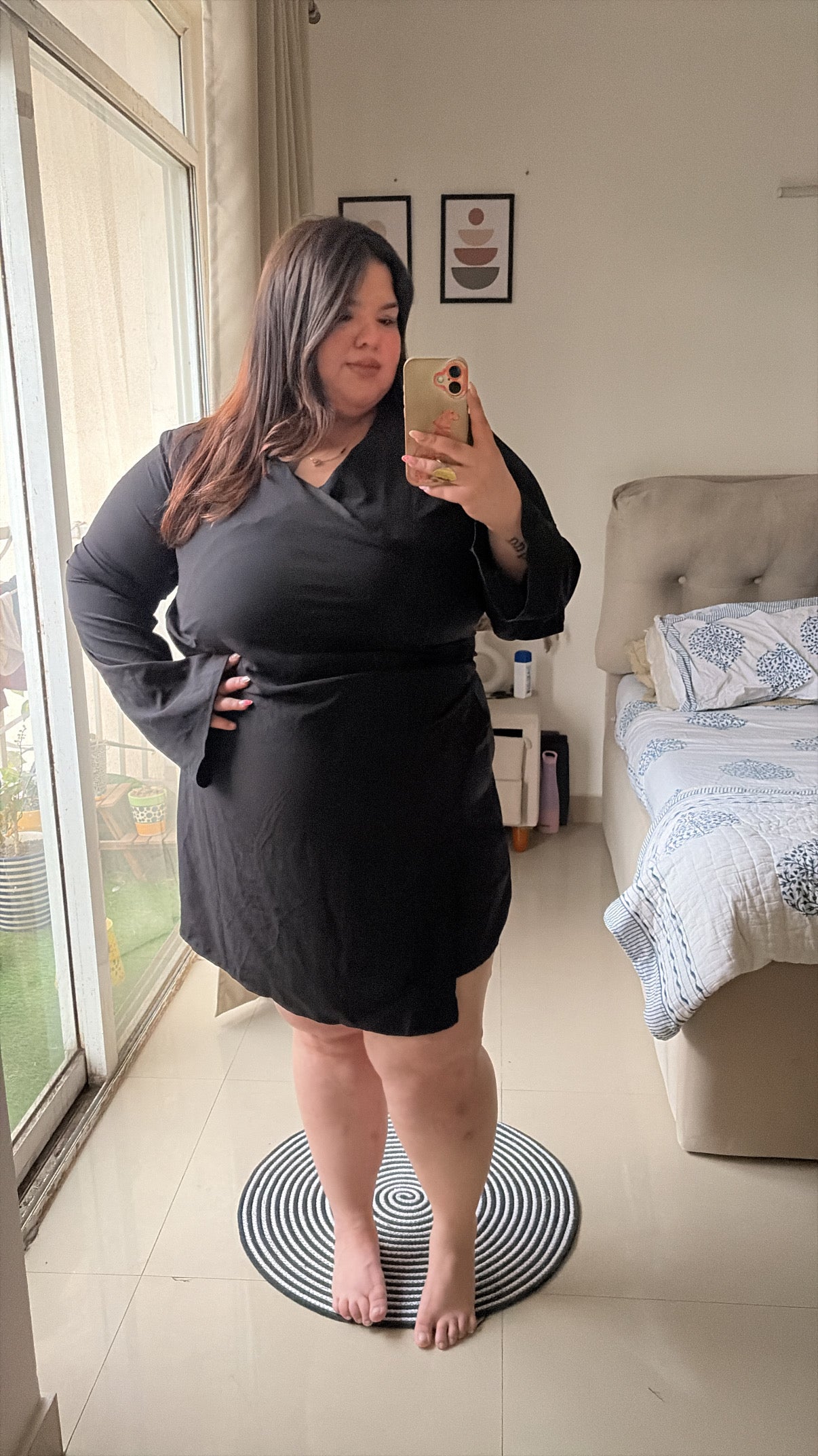 Worth The Stare wrapped Dress