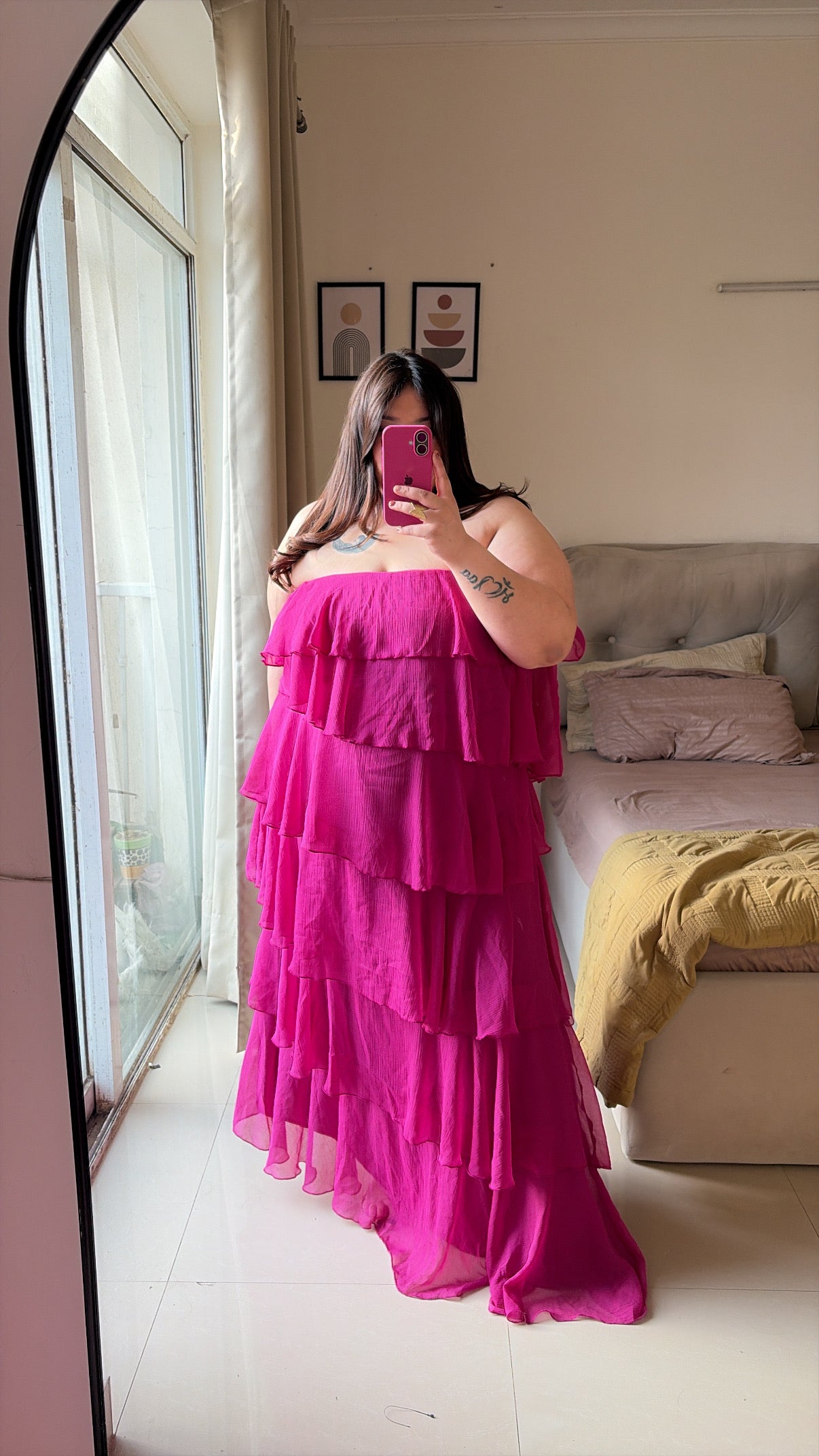 Pink Champagne Dress ( Showstopper )