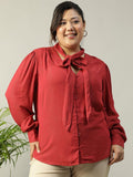 Bow-Tie Shimmer Shirt