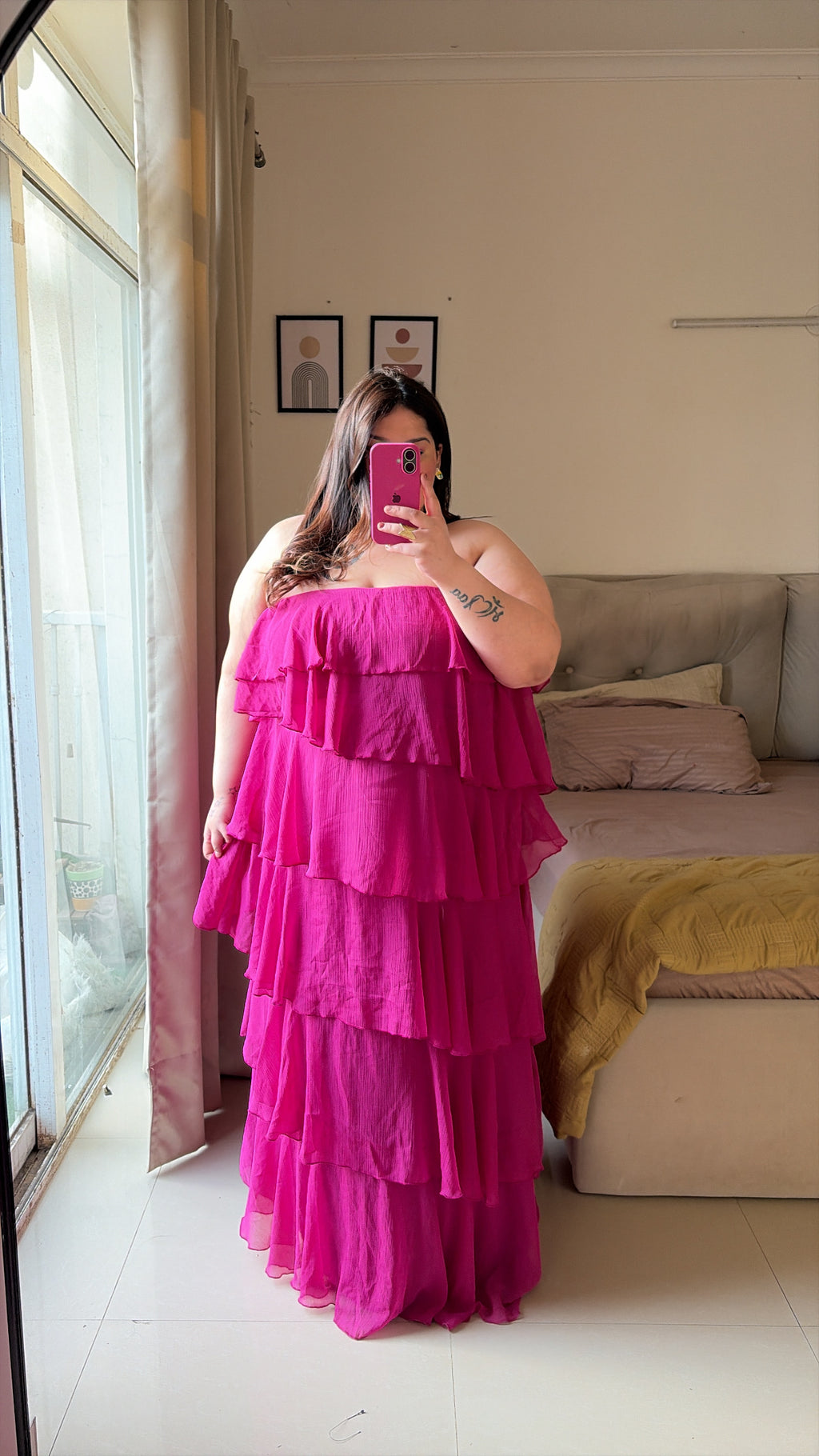 Pink Champagne Dress ( Showstopper )