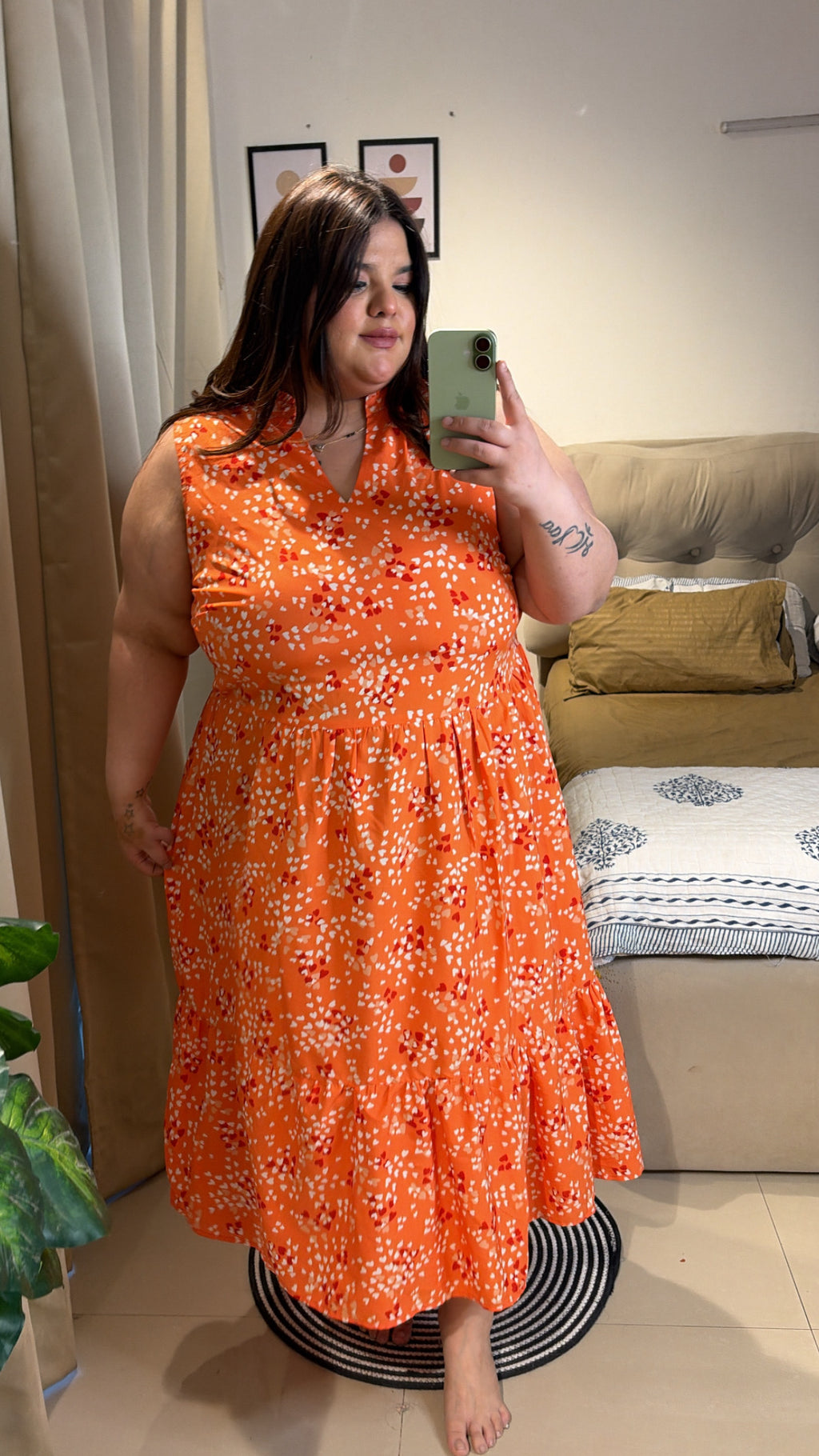 Coral breeze dress