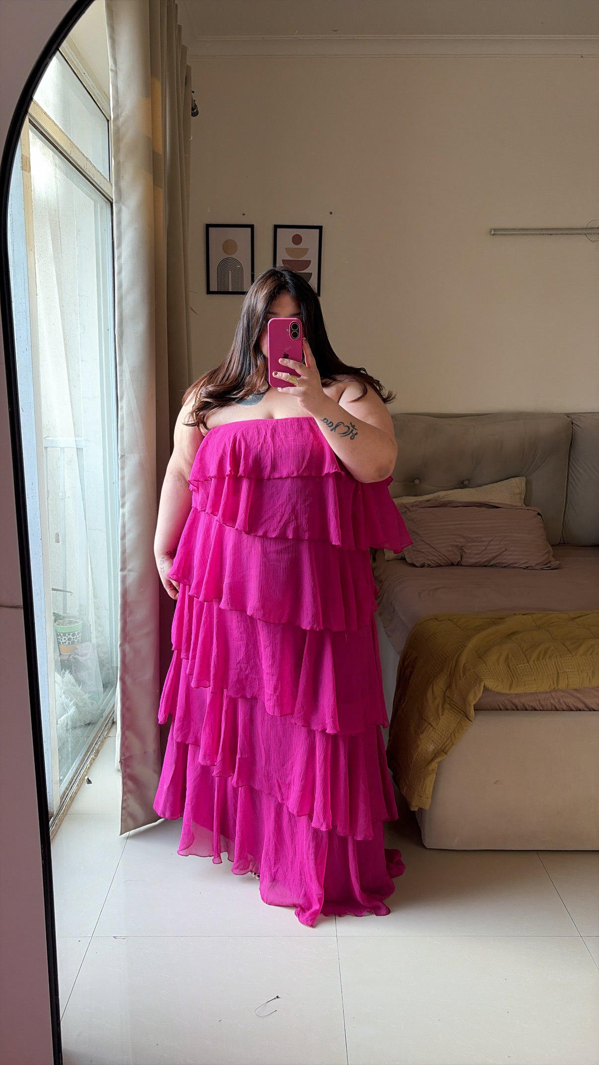 Pink Champagne Dress ( Showstopper )