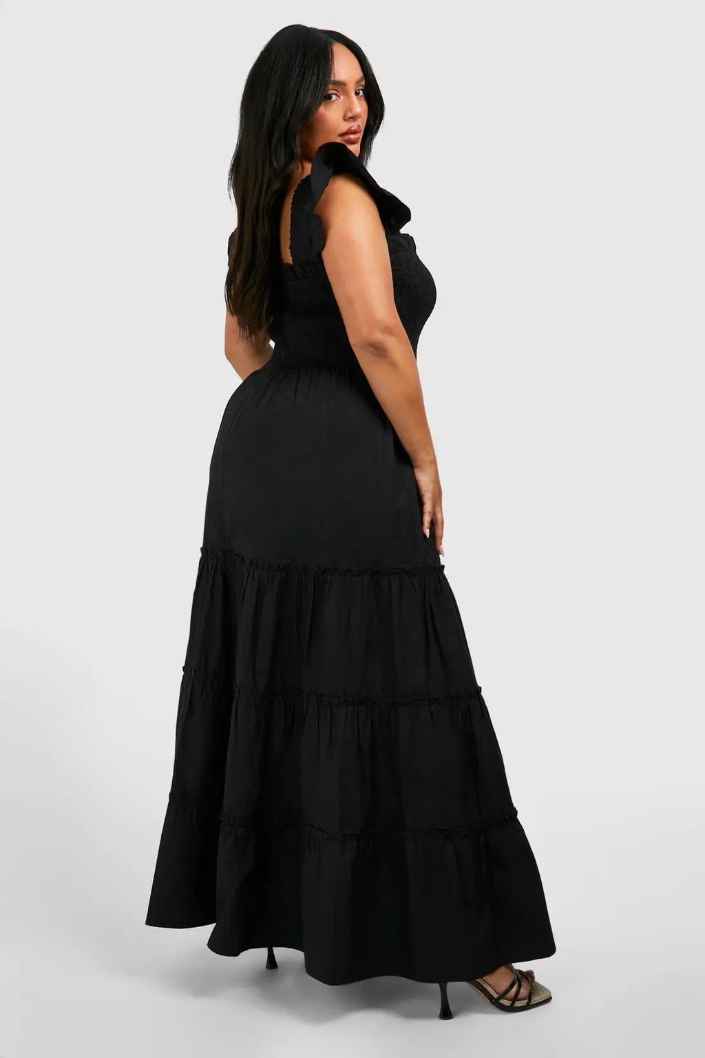 Noir Belle maxi dress