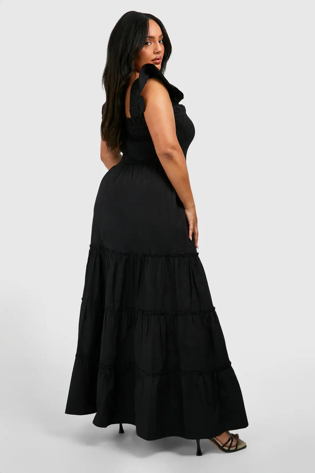 Noir Belle maxi dress