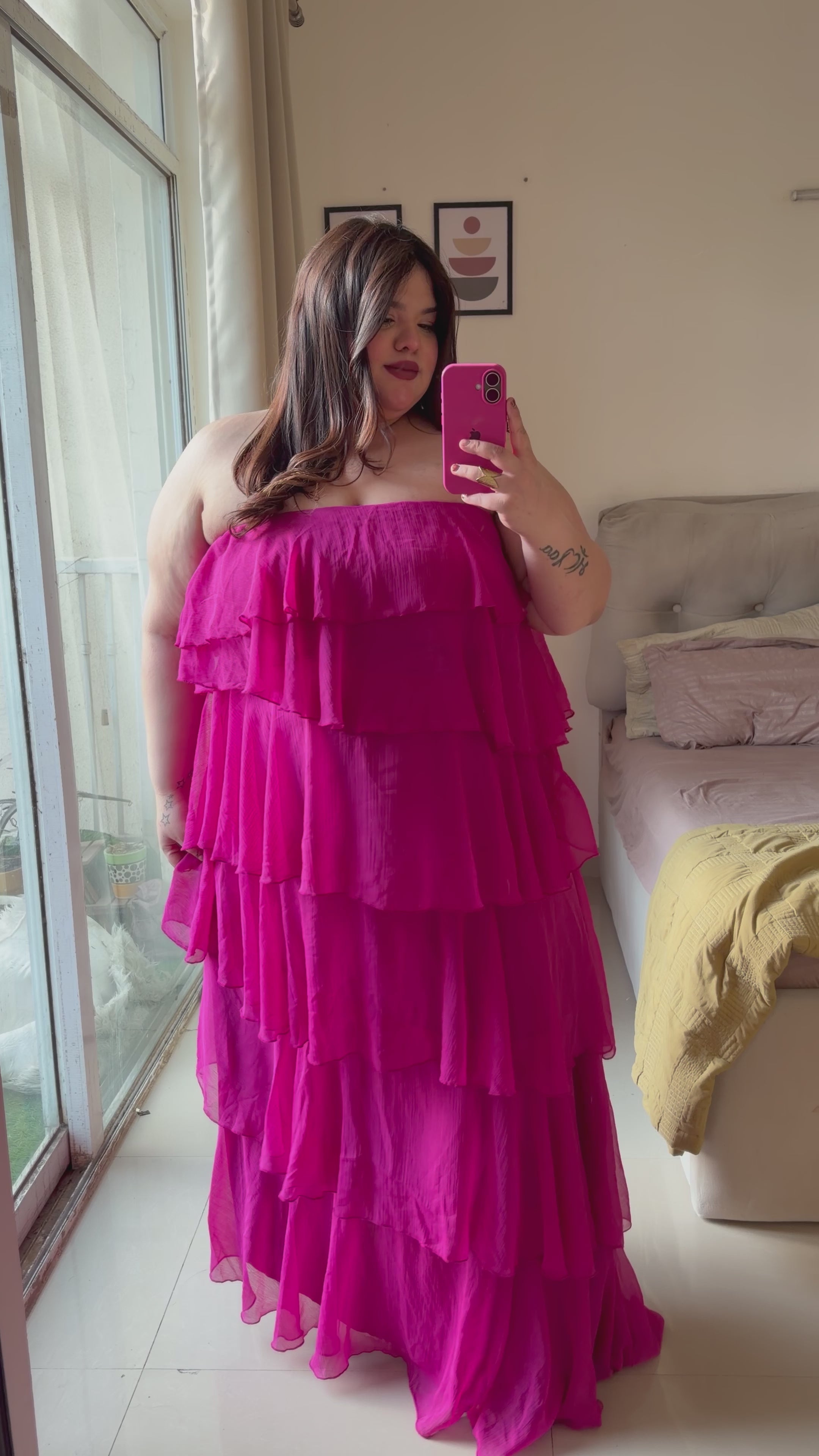 Pink Champagne Dress ( Showstopper )